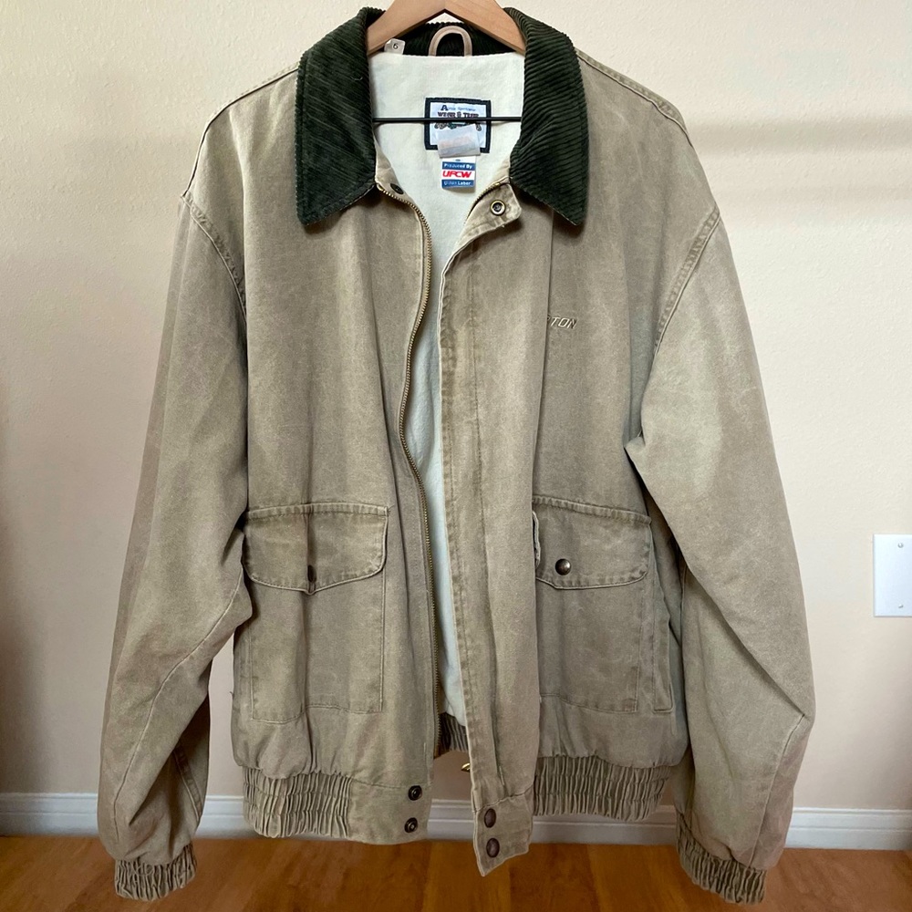 Vintage Avon Sportswear Wear & Tear Men’s Cotton Bomber Harrington Jacket